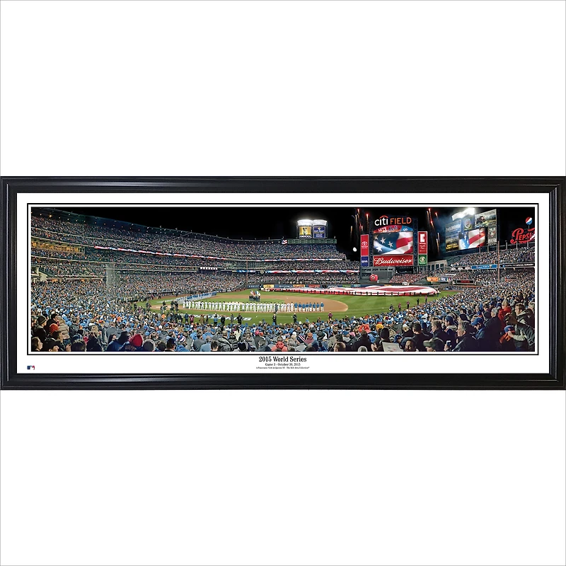 New York Mets 39'' x 13.5'' 2015 World Series Standard Framed Panorama