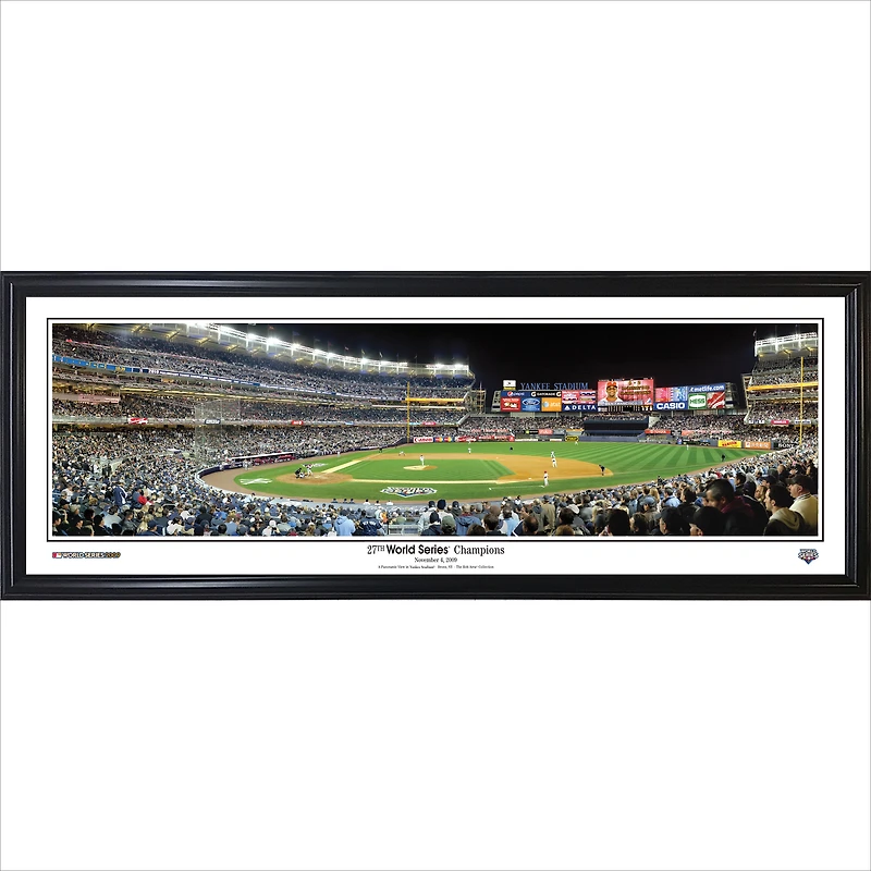 New York Yankees 39'' x 13.5'' 27th World Series Champions Standard Framed Panorama