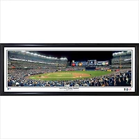 Derek Jeter New York Yankees Last At Bat at Yankee Stadium Standard Framed Panorama