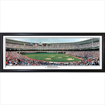 Philadelphia Phillies 39'' x 13.5'' Last Pitch at the Vet Panorama