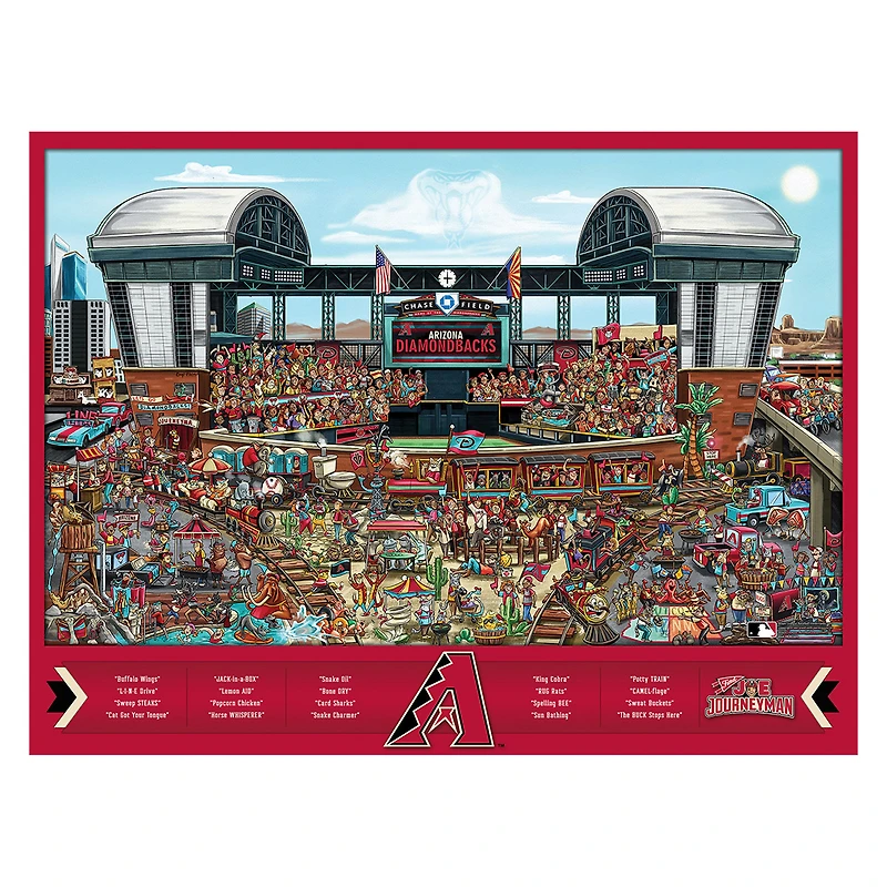 Arizona Diamondbacks 500-Piece Joe Journeyman Puzzle