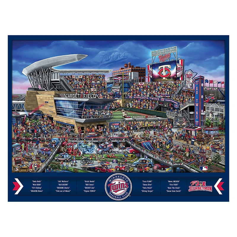 Minnesota Twins 500-Piece Joe Journeyman Puzzle