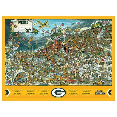 Green Bay Packers 500-Piece Joe Journeyman Puzzle