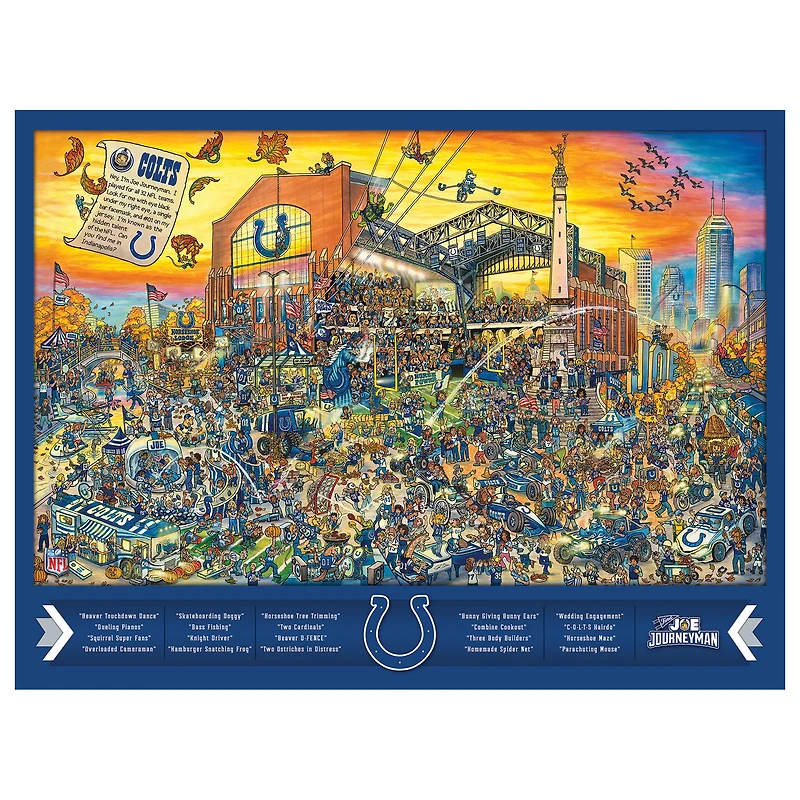 Indianapolis Colts 500-Piece Joe Journeyman Puzzle