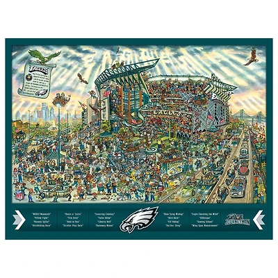 Philadelphia Eagles 500-Piece Joe Journeyman Puzzle