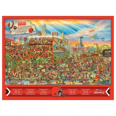 Cleveland Browns 500-Piece Joe Journeyman Puzzle