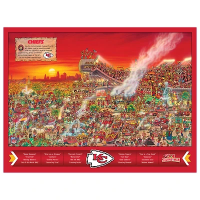 Kansas City Chiefs 500-Piece Joe Journeyman Puzzle