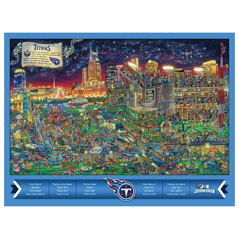 Tennessee Titans 500-Piece Joe Journeyman Puzzle