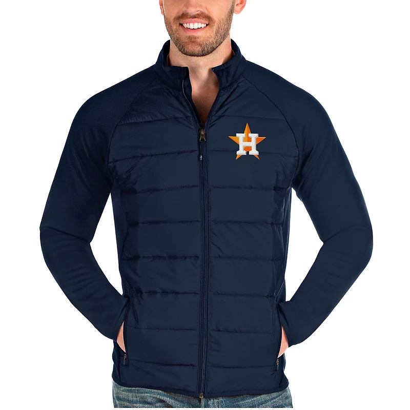 Men's Antigua Navy Houston Astros Altitude Full-Zip Jacket