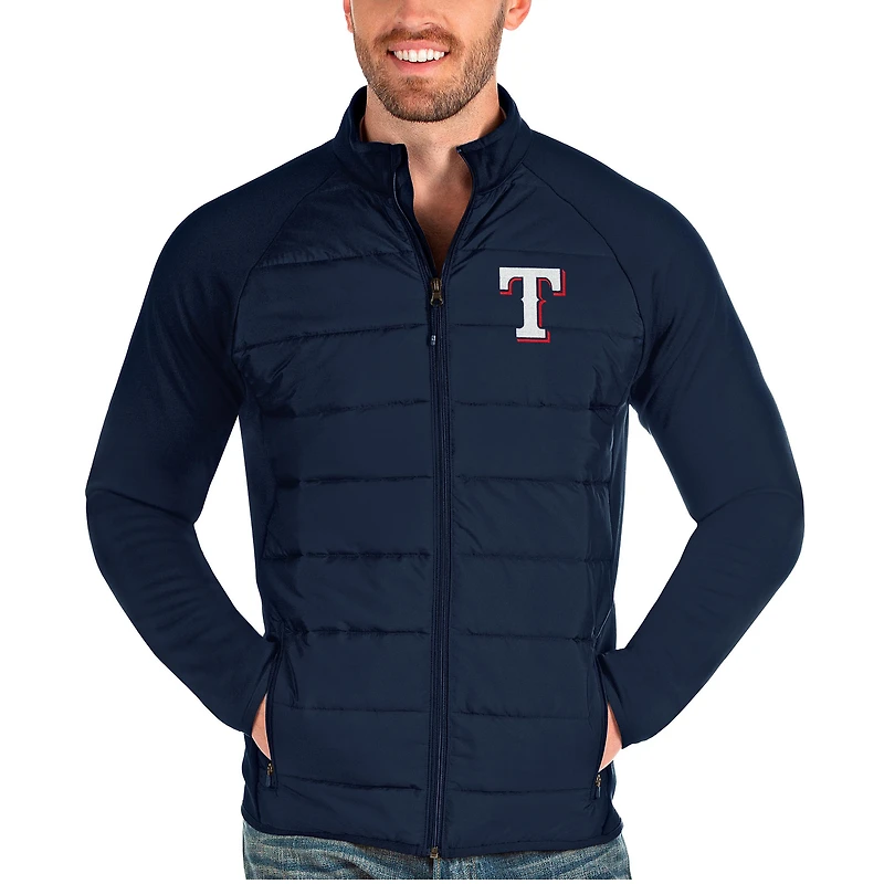 Men's Antigua Navy Texas Rangers Altitude Full-Zip Jacket