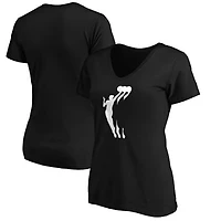 Women's Black WNBA V-Neck T-Shirt