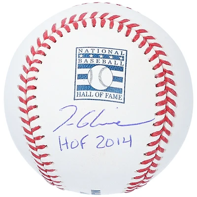 Tom Glavine Atlanta Braves Autographed Hall of Fame Logo Baseball with "HOF 2014" Inscription