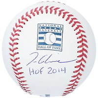 Tom Glavine Atlanta Braves Autographed Hall of Fame Logo Baseball with "HOF 2014" Inscription