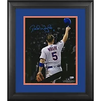 David Wright New York Mets Framed Autographed 11" x 14" Cap Tip Spotlight Photograph