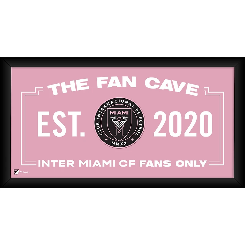 Inter Miami CF Framed 10" x 20" Fan Cave Collage