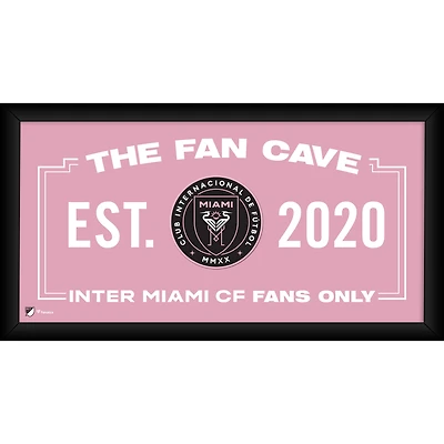 Inter Miami CF Framed 10" x 20" Fan Cave Collage