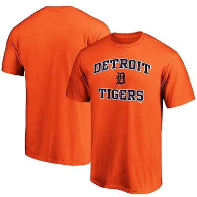 Men's Fanatics Orange Detroit Tigers Heart & Soul T-Shirt