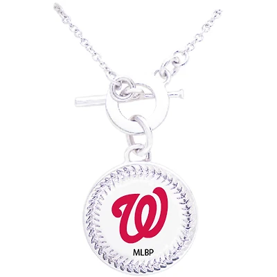 Women's Swarovski Washington Nationals Team Logo Necklace