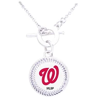 Women's Swarovski Washington Nationals Team Logo Necklace
