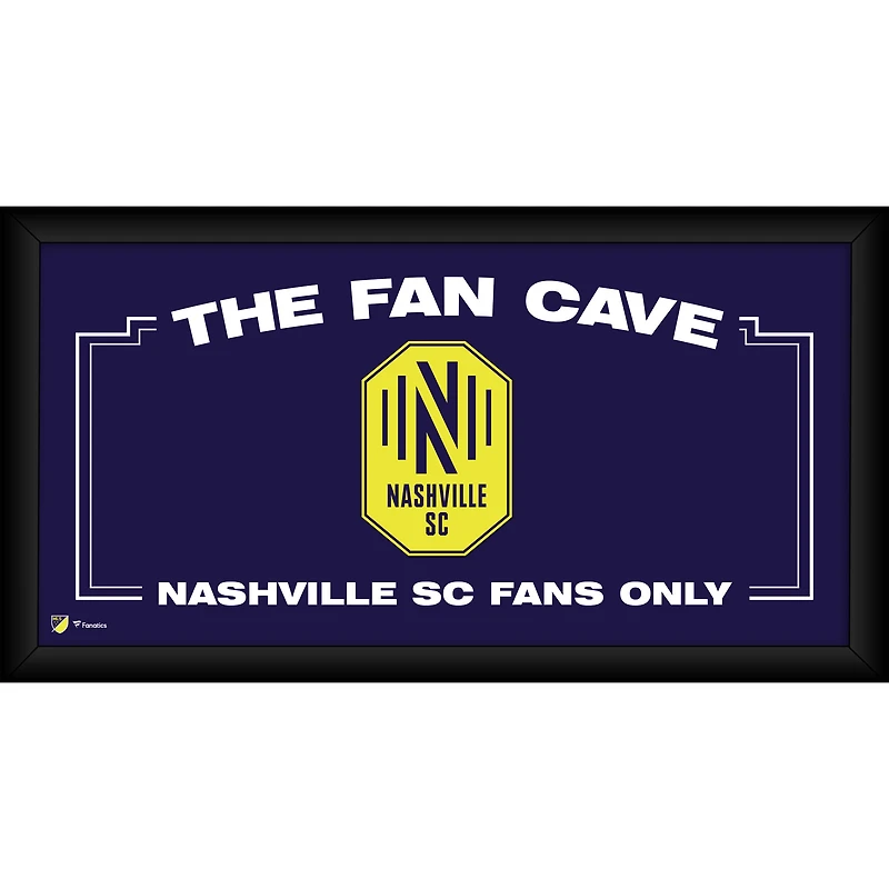 Nashville SC Framed 10" x 20" Fan Cave Collage