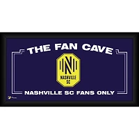 Nashville SC Framed 10" x 20" Fan Cave Collage