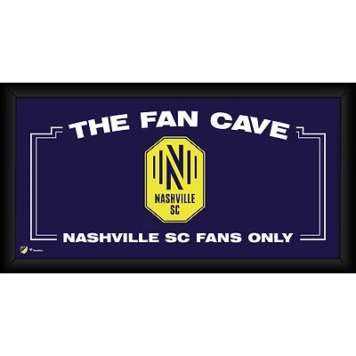 Nashville SC Framed 10" x 20" Fan Cave Collage