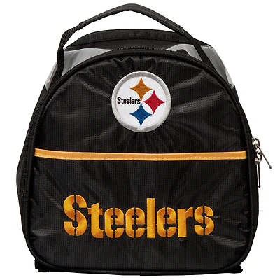 Black Pittsburgh Steelers Single Ball Bowlilng Bag