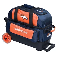 Navy Denver Broncos Two-Ball Roller Bowling Bag