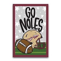 Florida State Seminoles 12'' x 18" Team Helmet & Ball Garden Flag