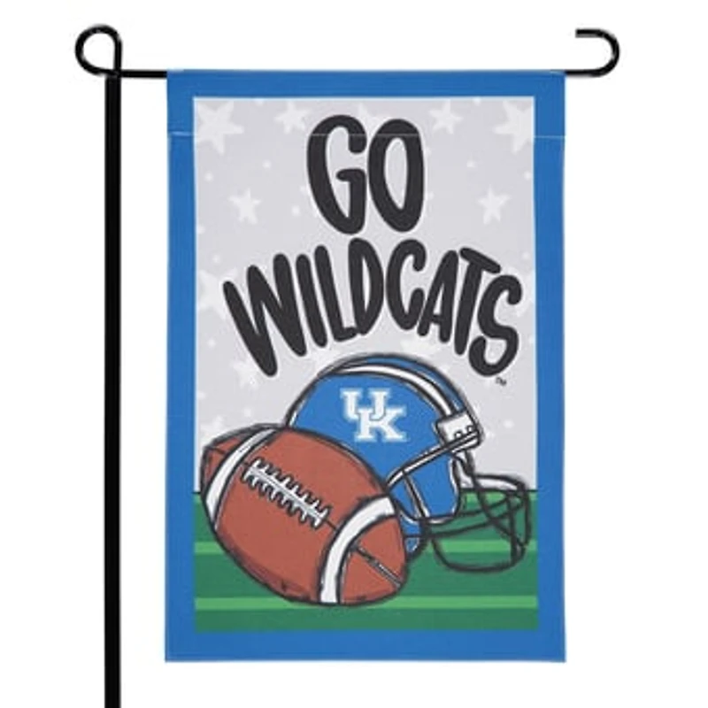 Kentucky Wildcats 12'' x 18'' Team Helmet & Ball Garden Flag