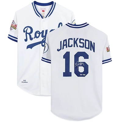 Bo Jackson Kansas City Royals Autographed Mitchell and Ness 1989 All-Star Game Authentic Jersey