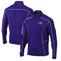 Men's Columbia Purple LSU Tigers College Football Playoff 2020 National Championship Bound Shotgun Quarter-Zip Pullover Jacket