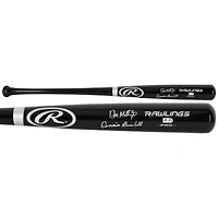 Don Mattingly New York Yankees Autographed Rawlings Pro Black Bat with "Donnie Baseball" Inscription