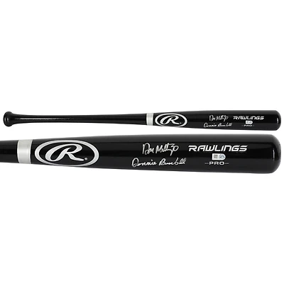 Don Mattingly New York Yankees Autographed Rawlings Pro Black Bat with "Donnie Baseball" Inscription