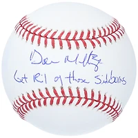 Don Mattingly New York Yankees Autographed Baseball with "Get Rid of Those Sideburns!" Inscription