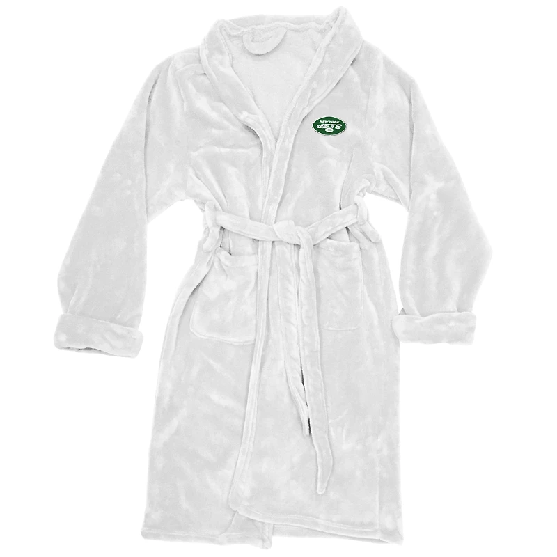 Men's The Northwest Group White New York Jets Silk Touch Robe