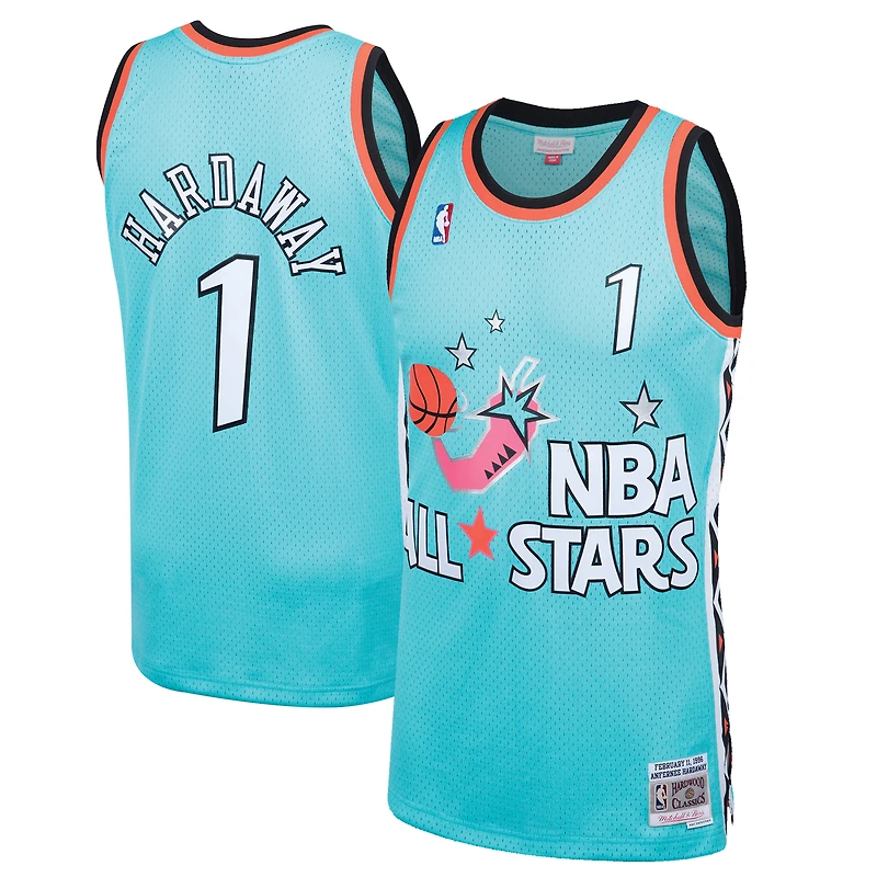 Men's Mitchell & Ness Penny Hardaway Teal 1996 NBA All-Star Game Hardwood Classics Swingman Jersey
