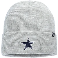 Men's '47 Gray Dallas Cowboys Brain Freeze Cuffed Knit Hat