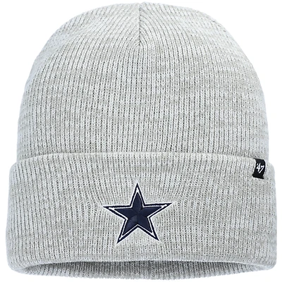 Men's '47 Gray Dallas Cowboys Brain Freeze Cuffed Knit Hat