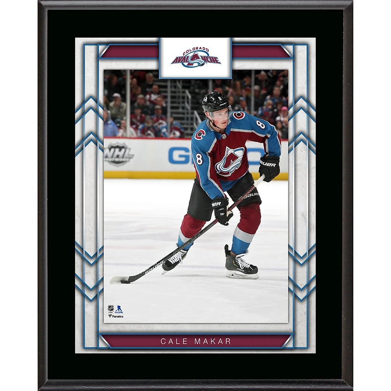Cale Makar Colorado Avalanche 10.5" x 13" Sublimated Player Plaque