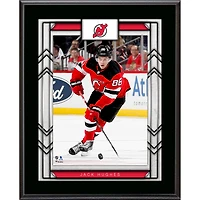 Jack Hughes New Jersey Devils 10.5" x 13" Sublimated Player Plaque