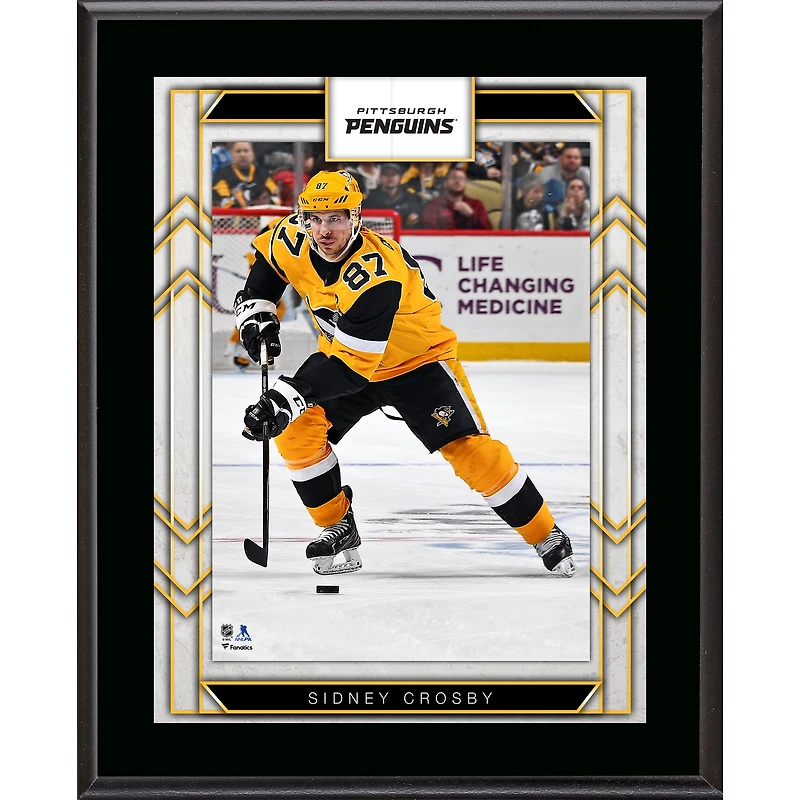 Sidney Crosby Pittsburgh Penguins 10.5" x 13" Sublimated Player Plaque