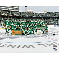 Dallas Stars Unsigned 2020 NHL Winter Classic Team Celebration Photograph