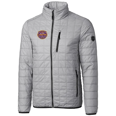 Men's Cutter & Buck Gray LSU Tigers College Football Playoff 2019 National Champions Rainier Full-Zip Jacket