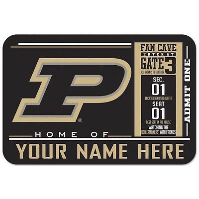 WinCraft Purdue Boilermakers 20'' x 30'' Personalized Floor Mat