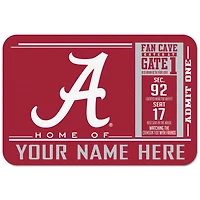 WinCraft Alabama Crimson Tide 20'' x 30'' Personalized Floor Mat