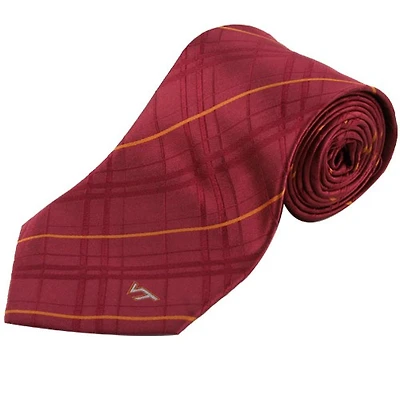 Virginia Tech Hokies Maroon Oxford Woven Tie