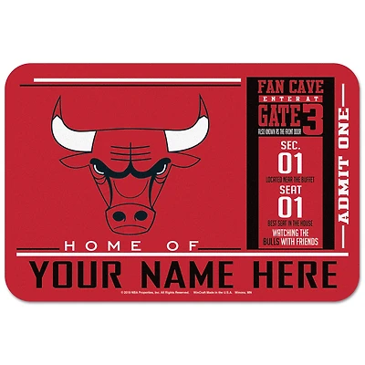 WinCraft Chicago Bulls 20'' x 30'' Personalized Floor Mat