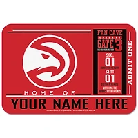 WinCraft Atlanta Hawks 20'' x 30'' Personalized Floor Mat