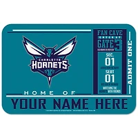 WinCraft Charlotte Hornets 20'' x 30'' Personalized Floor Mat